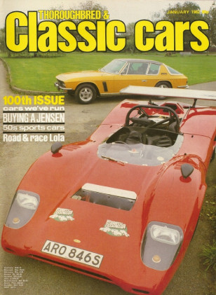 THOROUGHBRED & CLASSIC CARS 1982 JAN - LOLA CAN-AM, LUTZ